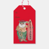 メレカリキマカハワイアンサンタ ギフトタグ (正面)