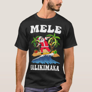 メレカリキマカハワイアンハワイクリスマスサンタス Tシャツ