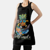 メレカリキマカハワイアンパイナップルサーフィンリディング エプロン (インサイチュ)