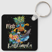 メレカリキマカハワイアンパイナップルサーフィンリディング キーホルダー (裏面)