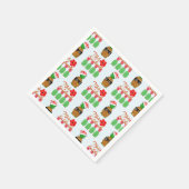メレカリキマカハワイアンパイナップルメリークリスマス スタンダードカクテルナプキン (角)