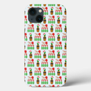 メレカリキマカハワイアンパイナップルメリークリスマス iPhone 13ケース