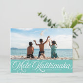 メレカリキマカハワイアンホリデーアクアフォトカード シーズンカード (スタンド正面)