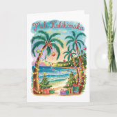 メレカリキマカハワイアンメリークリスマスカード シーズンカード (正面)