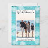 メレカリキマカハワイアン写真クリスマスカード シーズンカード (正面)