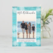 メレカリキマカハワイアン写真クリスマスカード シーズンカード (スタンド正面)