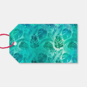 メレカリキマカハワイアン熱帯ビーチ写真 ギフトタグ (裏面横)