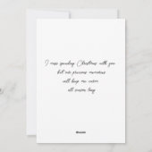 メレカリキマカハワイインクリスマスホリデーカード シーズンカード (裏面)