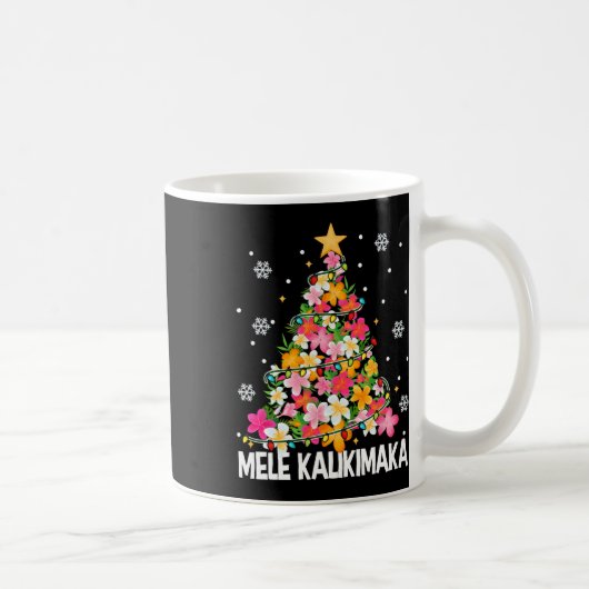 メレカリキマカハワイハワイアンクリスマスクリスマスギル コーヒーマグカップ (右)