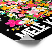 メレカリキマカハワイハワイアンクリスマスクリスマスギル ポスター (角)