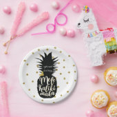 メレカリキマカパイナップルクリスマスホリデーパーティー ペーパープレート (パーティー)