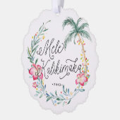 メレカリキマカパーソナライズされたクリスマス写真 オーナメントカード (左)