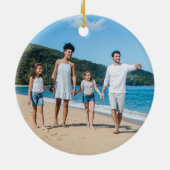 メレカリキマカパーソナライズされたクリスマス飾り セラミックオーナメント (裏面)