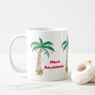 メレカリキマカパームツリーパイナップルクリスマス コーヒーマグカップ