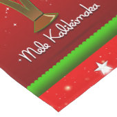 メレカリキマカパームツリーforクリスマス ショートテーブルランナー (コーナー)