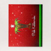 メレカリキマカパームツリーforクリスマス ジグソーパズル (縦)