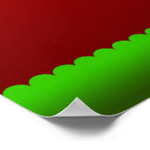 メレカリキマカパームツリーforクリスマス ポスター (角)