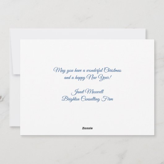 メレカリキマカビーチサンセットカンパニークリスマス シーズンカード (裏面)