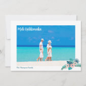 メレカリキマカビーチファミリーフォトハイビスカスフローラ シーズンカード (正面)