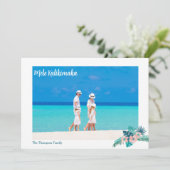 メレカリキマカビーチファミリーフォトハイビスカスフローラ シーズンカード (スタンド正面)