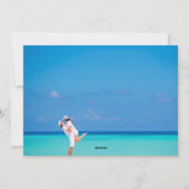 メレカリキマカビーチファミリーフォトハイビスカスフローラ シーズンカード (裏面)