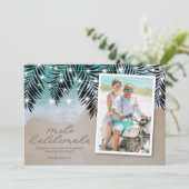 メレカリキマカビーチフォトホリデーカード シーズンカード (スタンド正面)