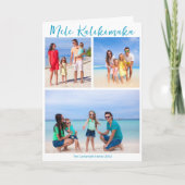 メレカリキマカファミリーレタービーチクリスマス シーズンカード (正面)