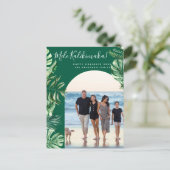 メレカリキマカフェスティバルグリーンフォトアーチクリスマス シーズンポストカード (スタンド正面)