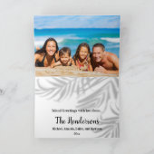 メレカリキマカフォトハワイアンクリスマスグリーティング シーズンカード (内部)