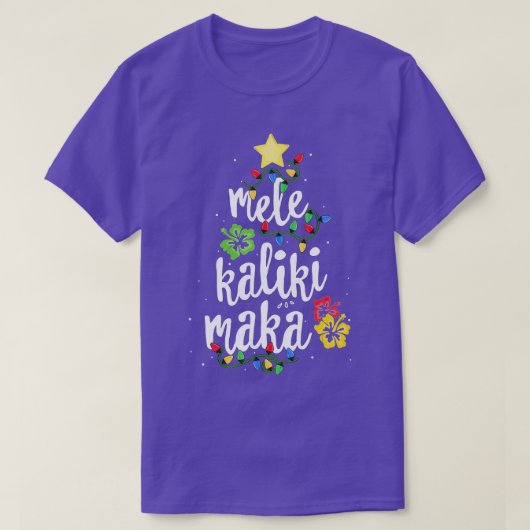 メレカリキマカフォーウィメンズハワイアンハワイクリスチム Tシャツ (デザイン正面)
