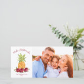 メレカリキマカフローラパイナップルホリデーフォト シーズンカード (スタンド正面)