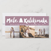 メレカリキマカブラシのクリスマスツリー3枚数々の写真 シーズンカード (正面)