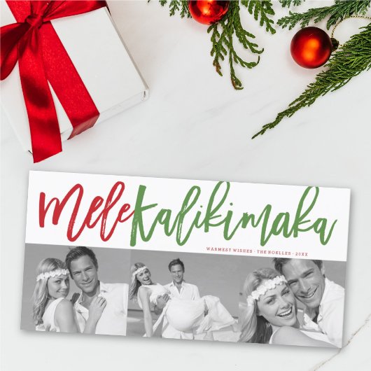 メレカリキマカブラシクリスマス3写真コラージュ シーズンカード