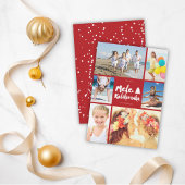 メレカリキマカブラシクリスマス6写真コラージュ シーズンカード