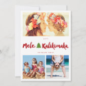 メレカリキマカブラシ3フォトコラージクリスマス シーズンカード (正面)