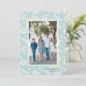 メレカリキマカブルーフォトホリデーカード 招待状 (スタンド正面)