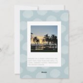 メレカリキマカブルーモダンシーシェルホリデーカード シーズンカード (裏面)