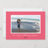 メレカリキマカメリークリスマスハイビスカス シーズンカード (裏面)