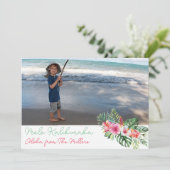 メレカリキマカメリークリスマスハイビスカス シーズンカード (スタンド正面)