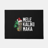 メレカリキマカメリークリスマスハワイアンティキT-Sh ドアマット (正面)