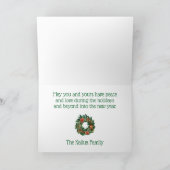 メレカリキマカメリークリスマスハワイアン シーズンカード (内部)