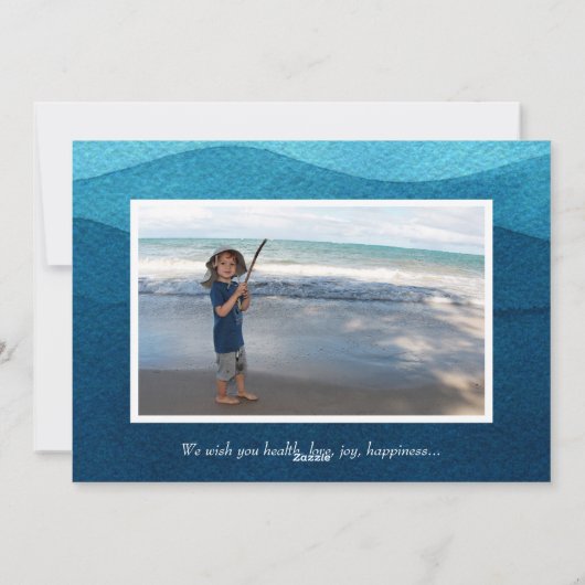 メレカリキマカメリークリスマスホリデーカード シーズンカード (裏面)