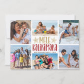 メレカリキマカモダンフォトコラージュハワイアン シーズンカード (正面)