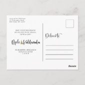 メレカリキマカモダンフォトハワイアンホリデー ポストカード (裏面)