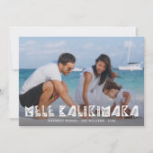 メレカリキマカモダンフォトハワイアン シーズンカード (正面)