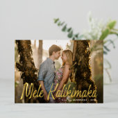 メレカリキマカモダン写真 箔シーズンカード (立ち正面)