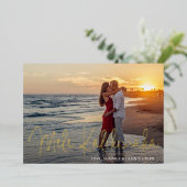 メレカリキマカモダン脚本フォトクリスマス 箔シーズンカード (立ち正面)