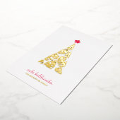 メレカリキマカモンステラリーフハイビスカス 箔シーズンカード (回転した状態)