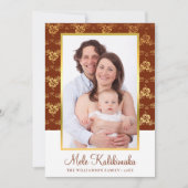 メレカリキマカレッドハワイアン熱帯写真 シーズンカード (正面)