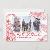 メレカリキマカレッド3写真クリスマス シーズンカード (正面)